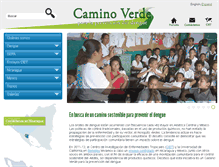 Tablet Screenshot of caminoverde.ciet.org