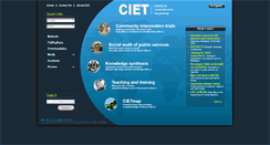 Desktop Screenshot of ciet.org