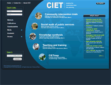 Tablet Screenshot of ciet.org